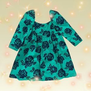 Green Rose Dress